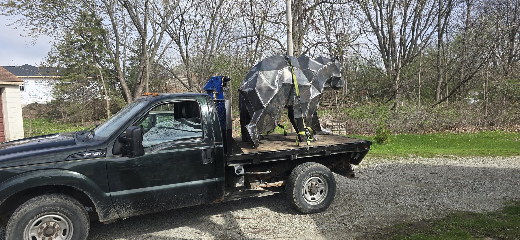 Grizzly Bear on the delivery truck